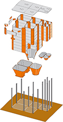 Geroldinger solutions for storing, discharging and transportation of complex bulk solids at Khimia-2017